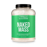 Vanilla Vegan Mass Gainer Supplement | Naked Vegan Mass - 8LB