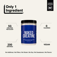 Creatine Monohydrate Powder | Naked Creatine - 2.2LB
