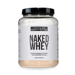 Chocolate Peanut Butter Whey Protein Powder 2LB | Naked Whey - 2LB