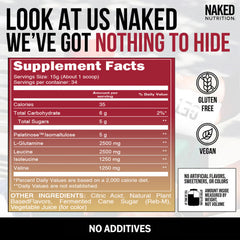 Strawberry Lemonade Branched Chain Amino Acids | Naked BCAAs - 34 Servings
