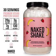 Strawberry Banana Protein Shake | Naked Shake - 30 Servings