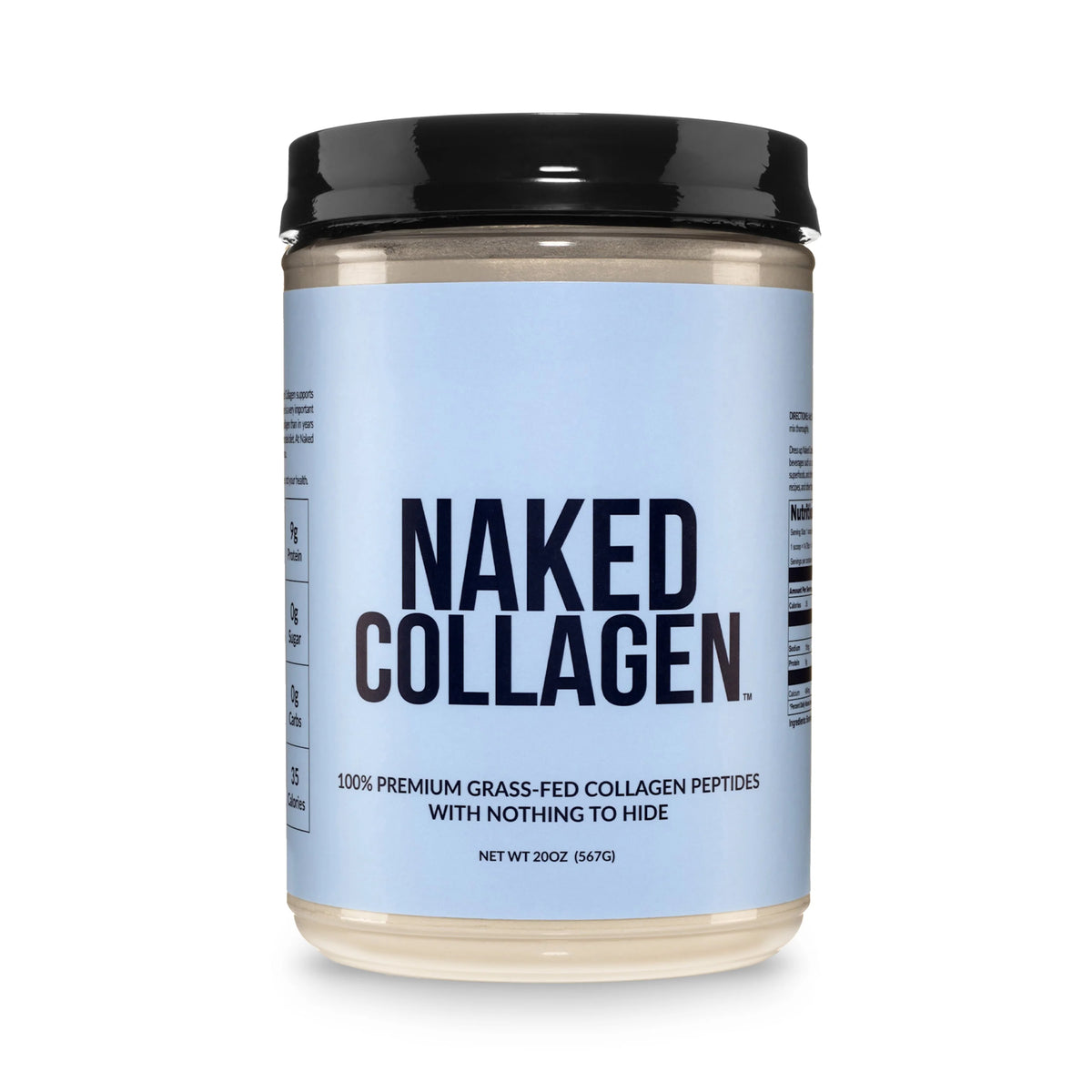 Collagen Peptides Protein Powder | Naked Collagen - 20 oz