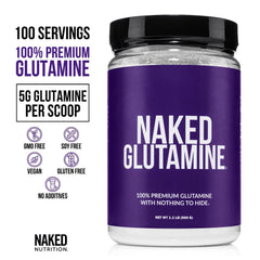 Glutamine Powder | Naked Glutamine 500g